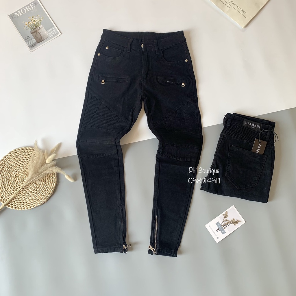 [Video] Quần Jean Nam Ống Khoá Phối Vải Nhăn Cực Sang | BigBuy360 - bigbuy360.vn