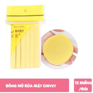 Bông Mút Nở Rửa Mặt Bọt Biển Cao Cấp Siêu Sạch