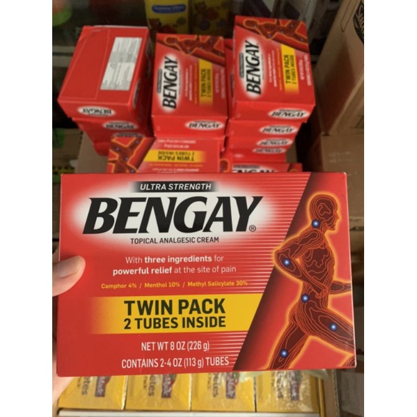 Kem Xoa Bóp Giảm Đau Bengay Ultra Strength Tuýp 113g Chính Hãng Mỹ