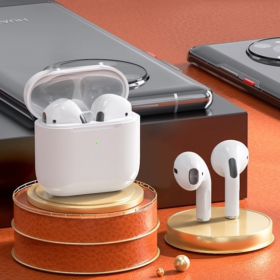 XIAOMI Tai nghe không dây Air Pro4 Mini Tws Chống Thấm Nước Tương Thích 5.0 Cho iPhone 11 12 13 13Promax