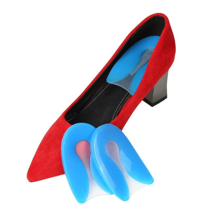 1 Cặp Đệm Silicone Gel Lót Gót Chân Hình Chữ U Giảm Đau