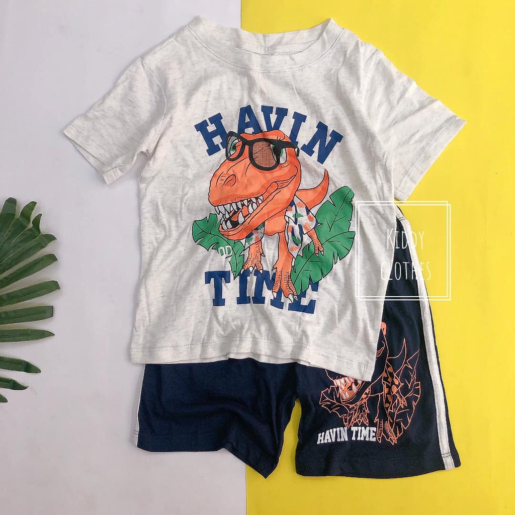 Bộ đùi bé trai chất cotton dư xịn hình in hoạt hình nhiều mẫu