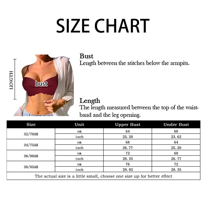 Áo Lót Nâng Ngực Không Đường May Thoải Mái Thời Trang Cho Nữ