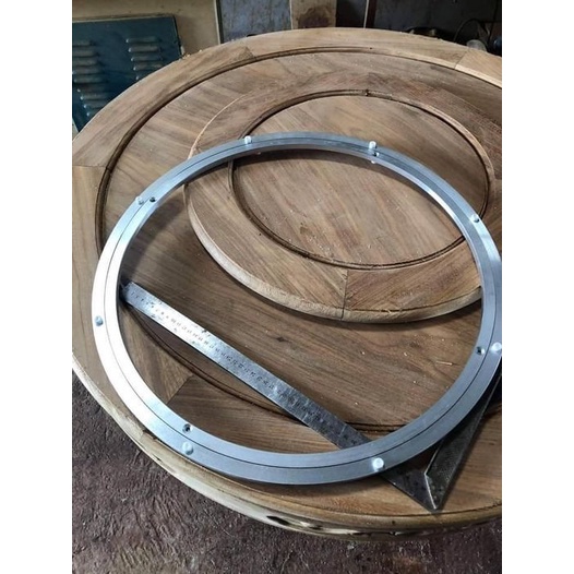 Mâm Xoay Tròn Kiểu 1- Phụ Kiện xoay tròn Cho Bàn Ăn Xoay 360,mâm xoay mặt kính , mâm xoay mặt gỗ 5.0 1 Đánh Giá 13