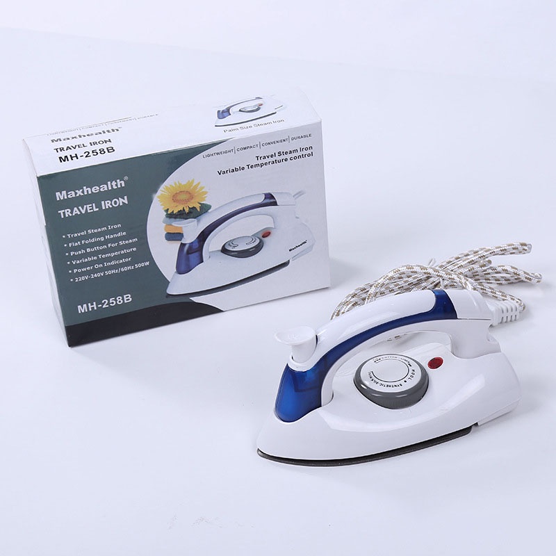 Bàn Là - Ủi Hơi Nước Du Lịch Mini Hetian Travel Iron Gấp Gọn Có Thể Mang Đi Du Lịch Quá Tiện Lợi