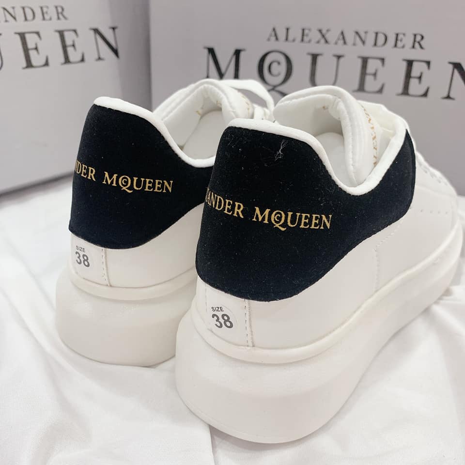Giày Alexander Mc Queen MCQ Thể Thao Giày Độn Đế Nam Nữ Đen Trắng Thời Trang Giá Rẻ Full Box E230 Errol Sneaker