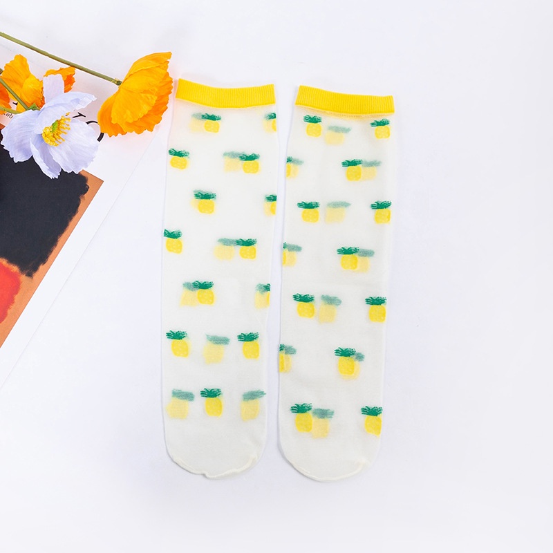 Vớ Mỏng Cổ Cao Thoáng Khí Thấm Hút Mồ Hôi Thời Trang Xuân Hè Cho Bé