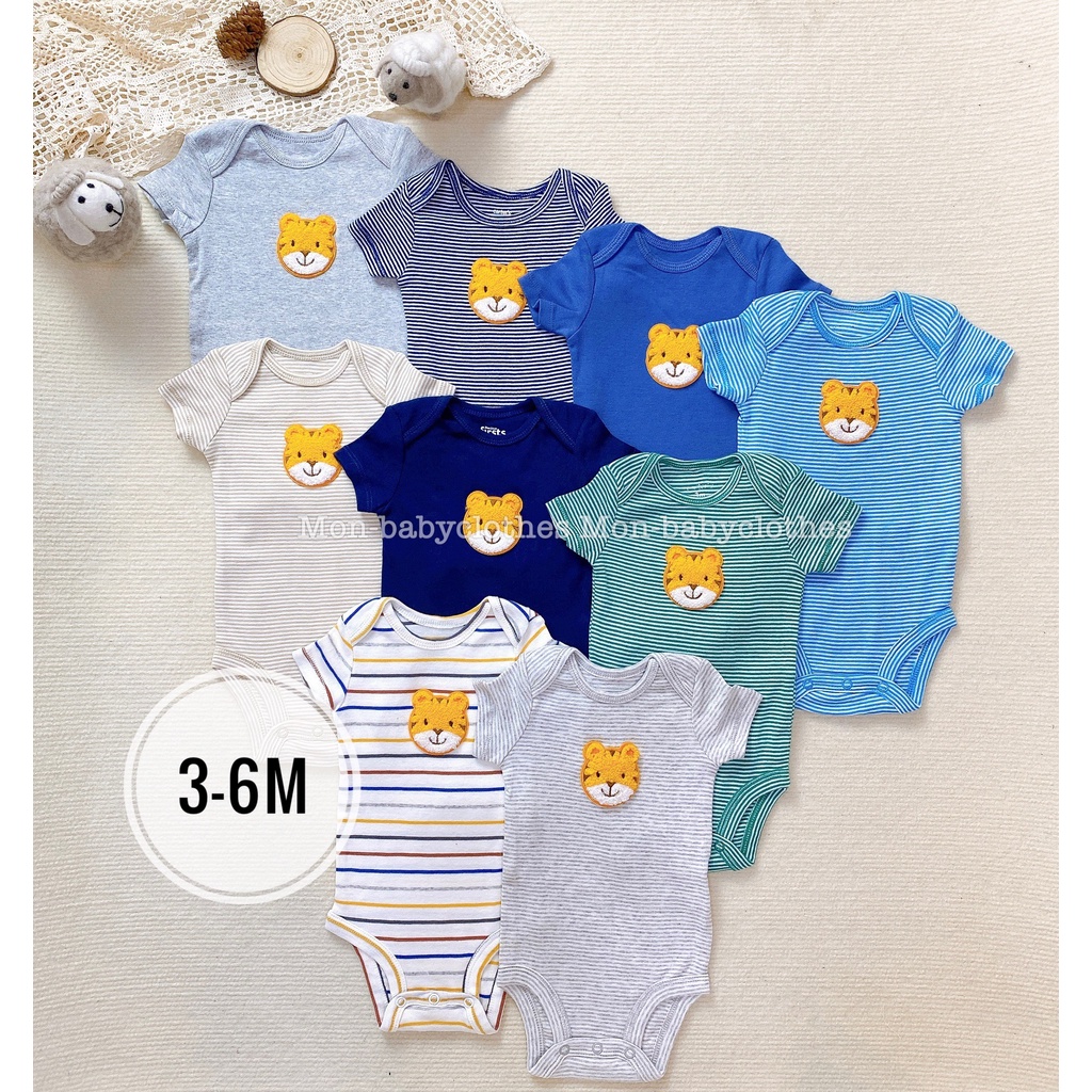 BODY THÊU HÌNH CHO BÉ 3-6m bé trai (5-7kg)