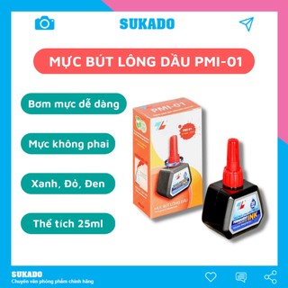 Mực bút lông dầu thiên long pmi-01 25ml sukado