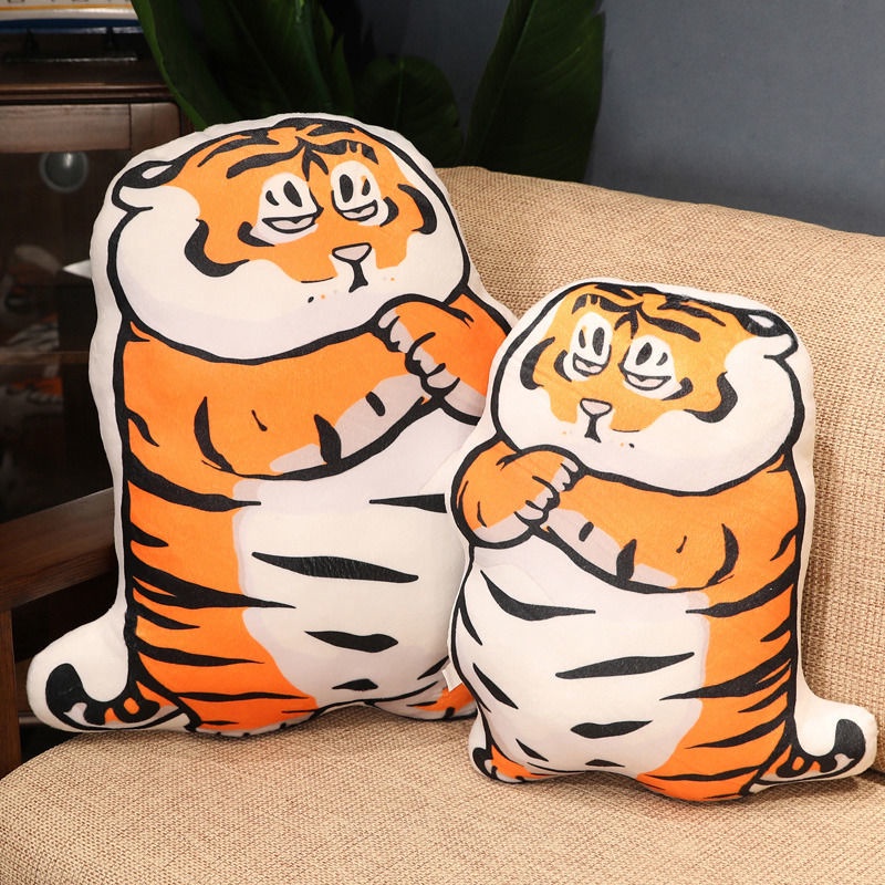 Búp bê gối hình Hổ dễ thương búp bê lớn Đồ chơi nhồi bông đệm búp bê giường ngủ quà tặng cho nam nữ/