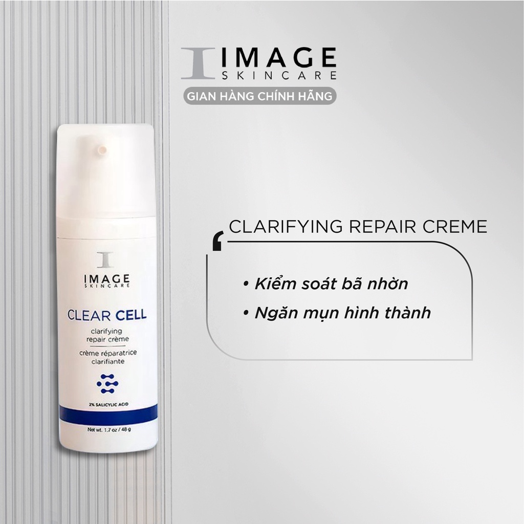 Kem kiểm soát mụn và điều tiết nhờn Image Clear Cell Clarifying Repair Creme