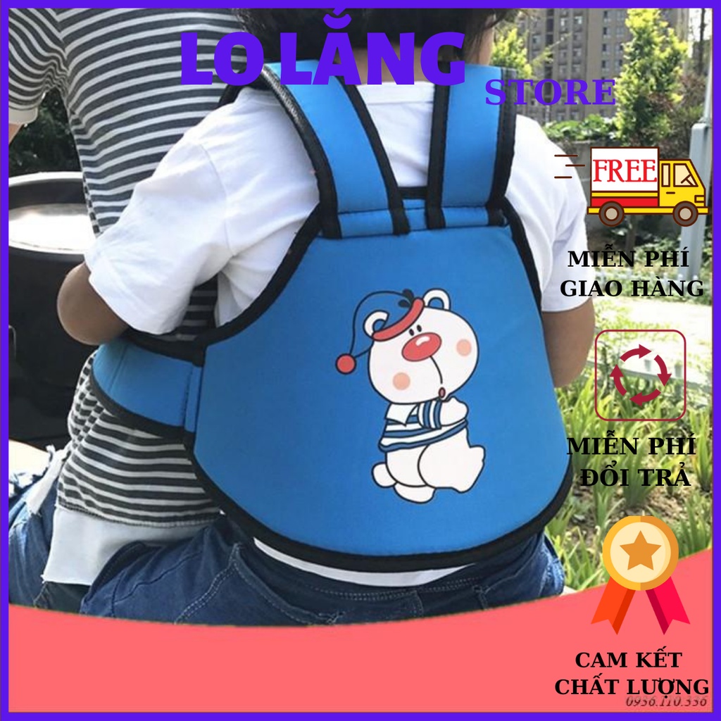 Đai đi xe máy cho bé bản lớn cao cấp , đai xe máy thiết kế chắc chắn cực kì an toàn giao màu ngẫu nhiên
