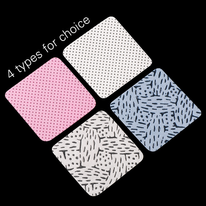 Túi 90/ 180/ 540 khăn lau móng MTSSII bằng lông cừu tẩy sơn làm sạch tiện dụng