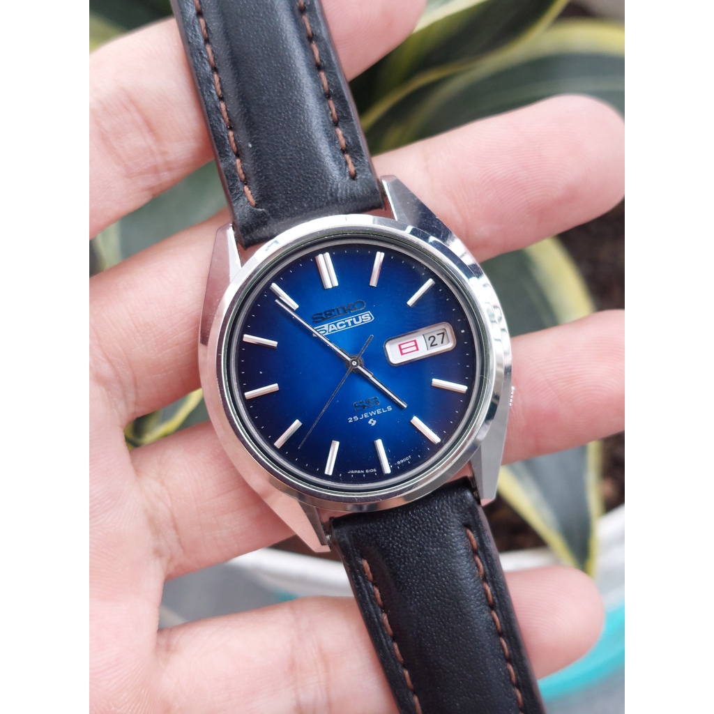 Đồng hồ nam Seiko 5 Actus mặt xanh tự động hàng si Nhật