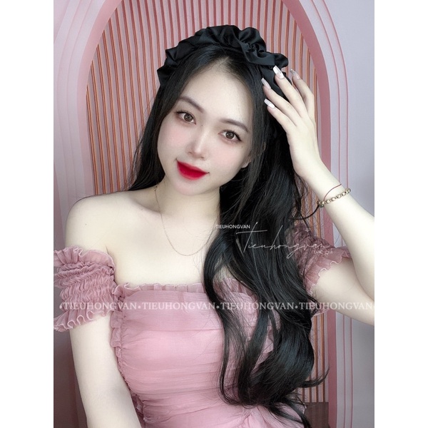 TÓC CÀI NHÚN LỤA - dáng tóc xù 60cm