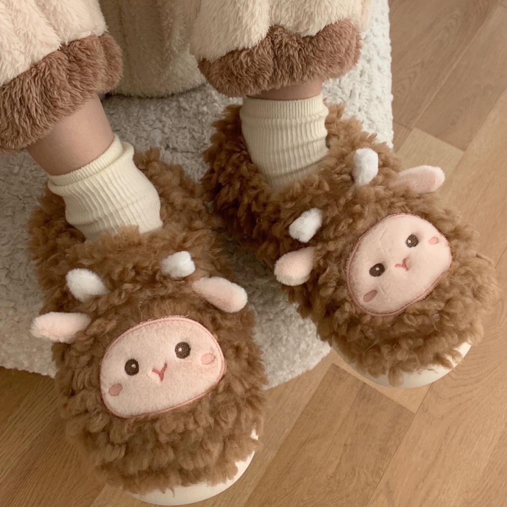Dép Lông Cute Trẻ Trung ThoảI MáI Trong Nhà Cho Nữ Học Sinh