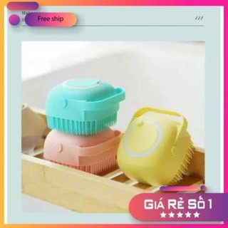 Bông tắm silicon tạo bọt massage