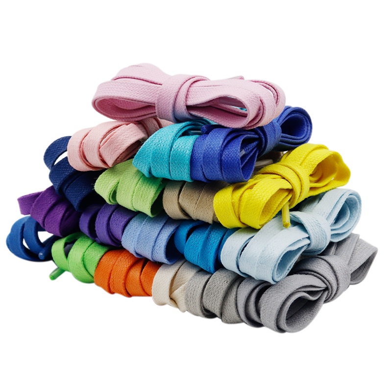 Dây Giày Bốt 100% Cotton 8MM 19 Màu Chống Nước