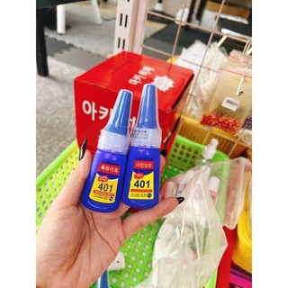 Keo 401 gắn móng. đính đá nail