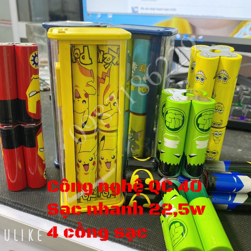 Box sạc dự phòng trong suốt mới nhất 2022. Sạc nhanh 22,5W dành cho tất cả các dòng điện thoại đời mới