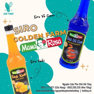 Siro Golden Farm 700ml các hương