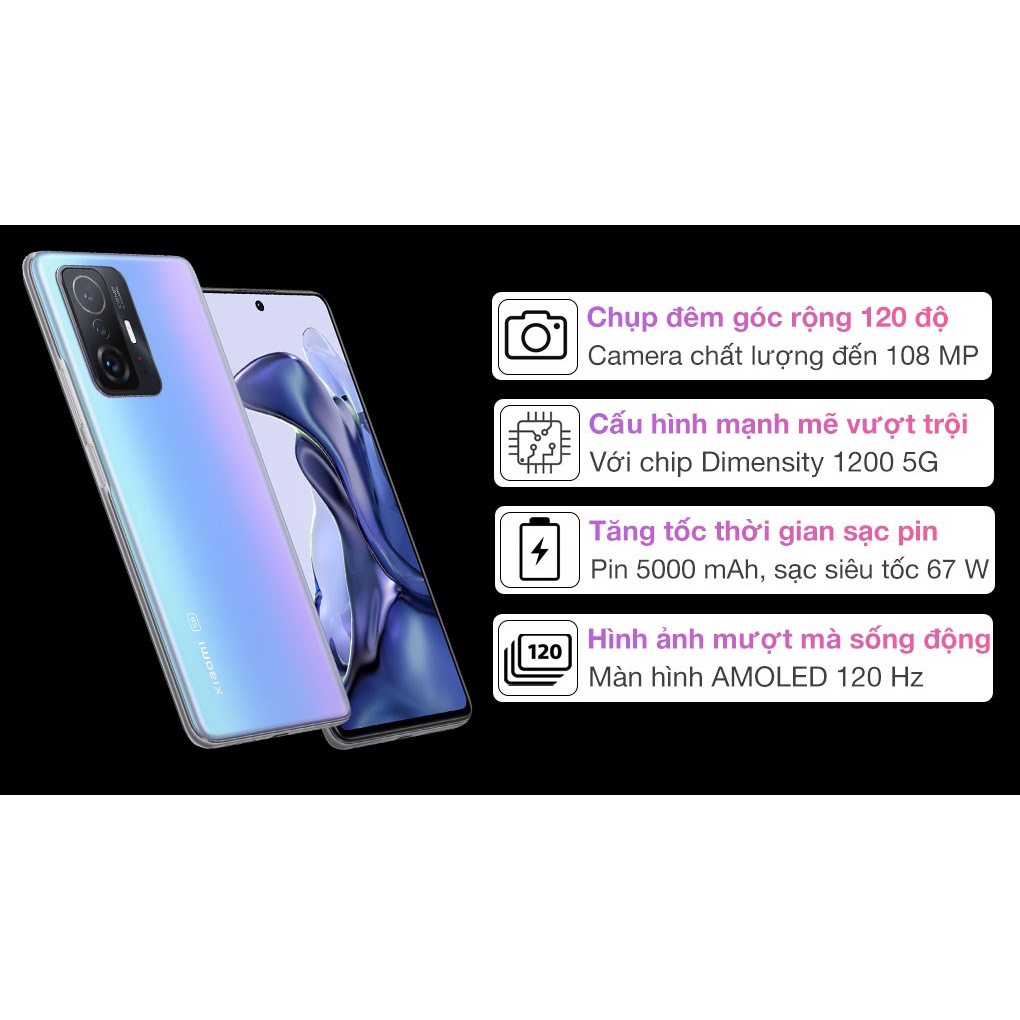 Xiaomi 11T 5G chính hãng DigiWorld, Hàng Trưng Bày Fullbox Hình Thức Đẹp Như Mới Bảo Hành 12 Tháng Chính Hãng DGW