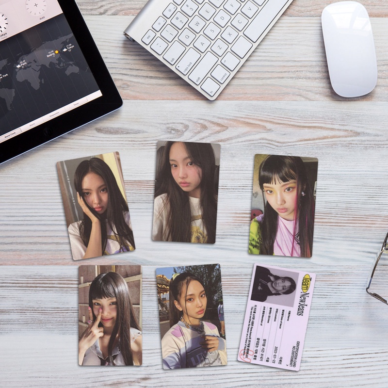 Set 5 / 6 Tấm Thẻ Ảnh LOMO Các Thành Viên Nhóm Nhạc KPOP Newjein