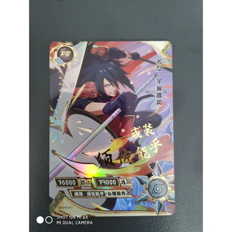 Thẻ Xếp Hình Nhân Vật Uchiha Madara Trong Naruto Độc Đáo
