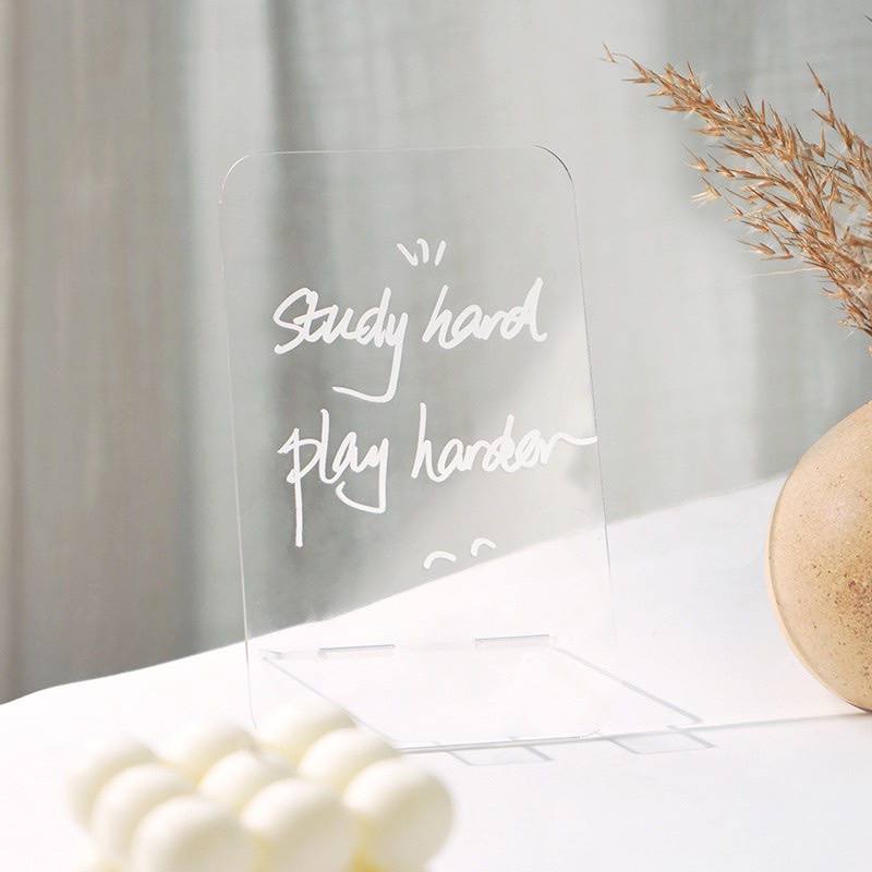 Bút viết gương, bút vẽ trên mặt gương, mặt kính, mặt phẳng với mực màu trắng dễ tẩy xóa