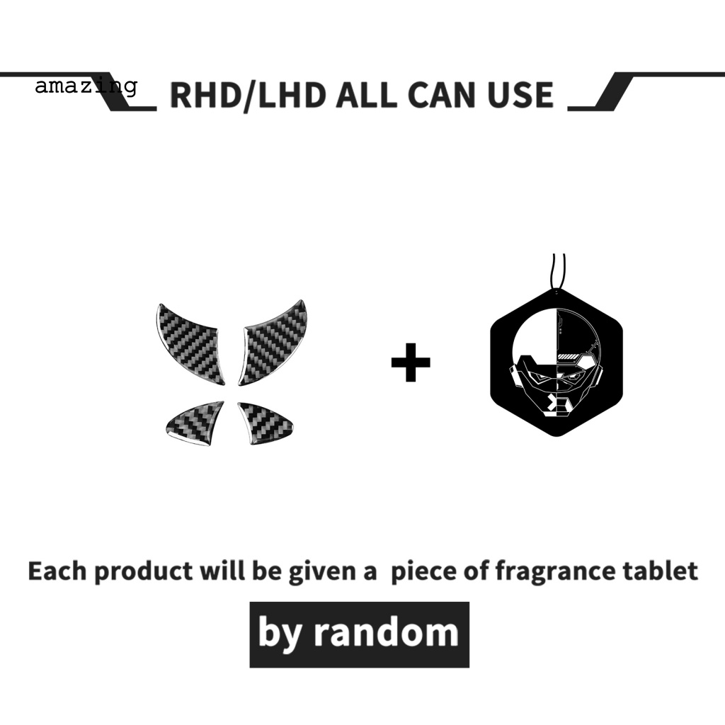 Bộ 4 Miếng Dán Logo Phía Trước Chống Ăn Mòn Cho Toyota Corolla 2014-2018