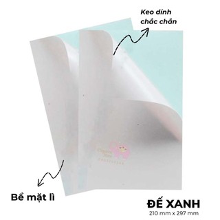 Lẻ 10 tờ giấy decal A4