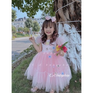 váy công chúa hồ điệp cho bé