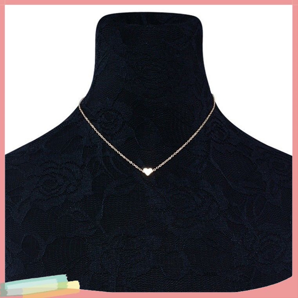 Dây chuyền trang trí mặt hình trái tim thời trang cho nữ