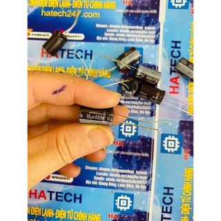 Tụ hoá 400v 10uf 10x16 chính hãng mới nichicon 100%