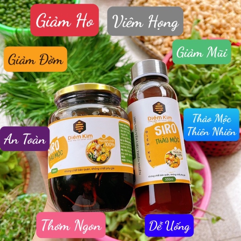 Siro Húng Chanh Giảm Ho Viêm Họng Cho Bé và Gia Đình