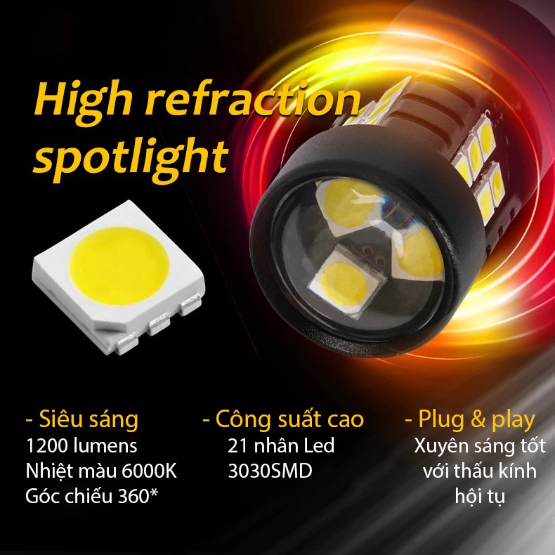 Bóng đèn daylight, đèn demi led thay thế cho Mazda 3 2020 bản Deluxe và Luxury