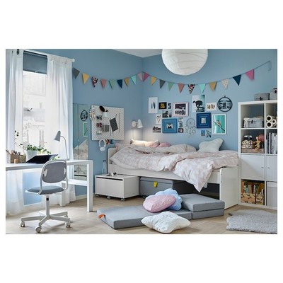 VENUS, Giường ngủ đơn cho trẻ em BED_003, 107x203x78cm, Giường ngủ gỗ Scandi Home
