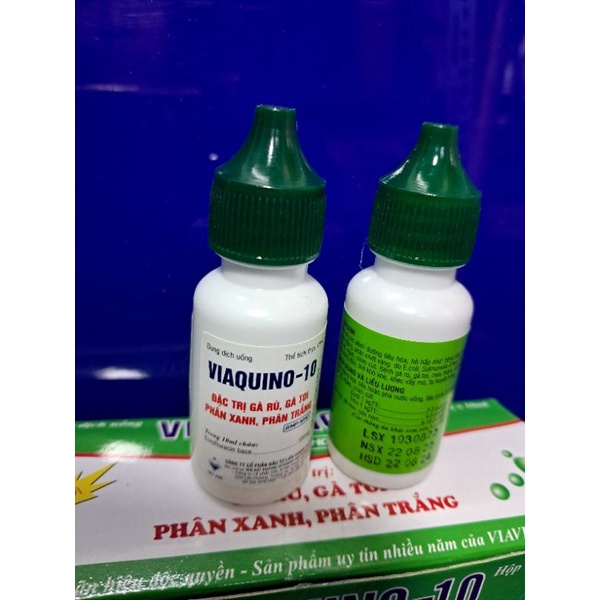 Phân trắng, phân xanh Viaquino-10 cho chim cảnh