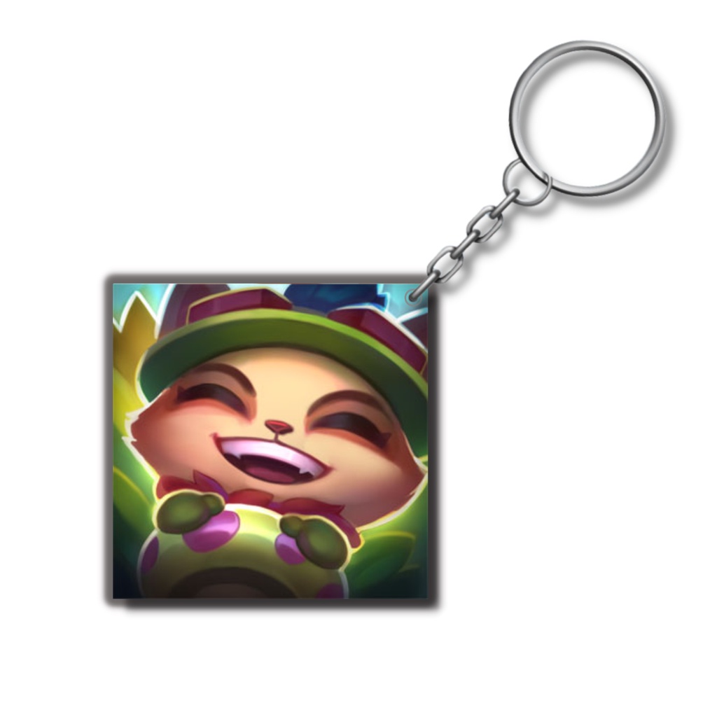 Móc Khoá LMHT Tướng Thuộc Thành Phố Bandle - Móc khoá Champie Liên Minh Huyền Thoại Mica in 2 mặt