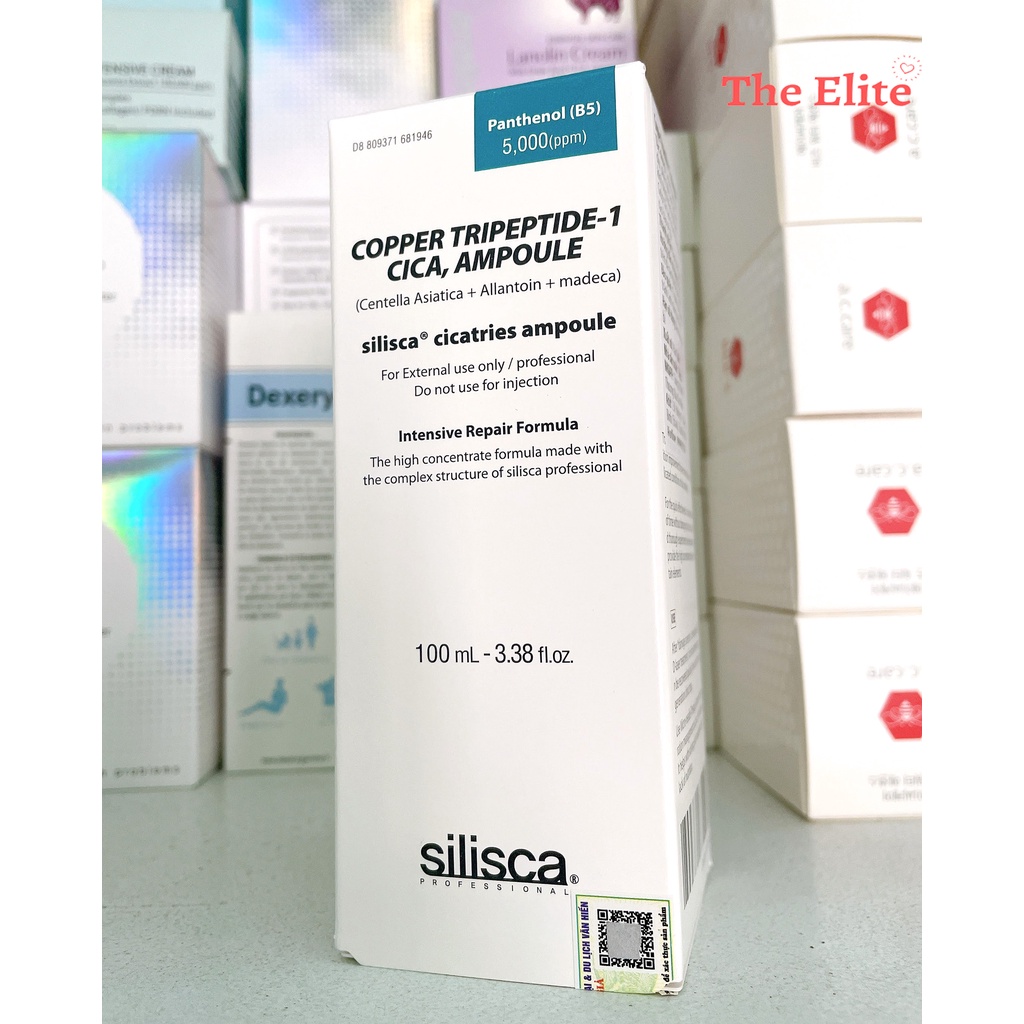 [ Công ty ] Tinh chất phục hồi Silisca Copper Tripeptide-Cica Ampoule 100 ml