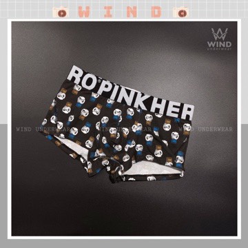 Quần lót nam đùi sịp boxer cao cấp chất vải cotton siêu thấm hút mồ hôi WIND PINK CÚ ĐẤM