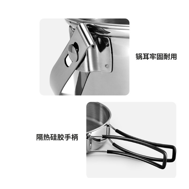 Bộ nồi dã ngoại Inox 3in1 Naturehike Naturehike CNH22CJ005