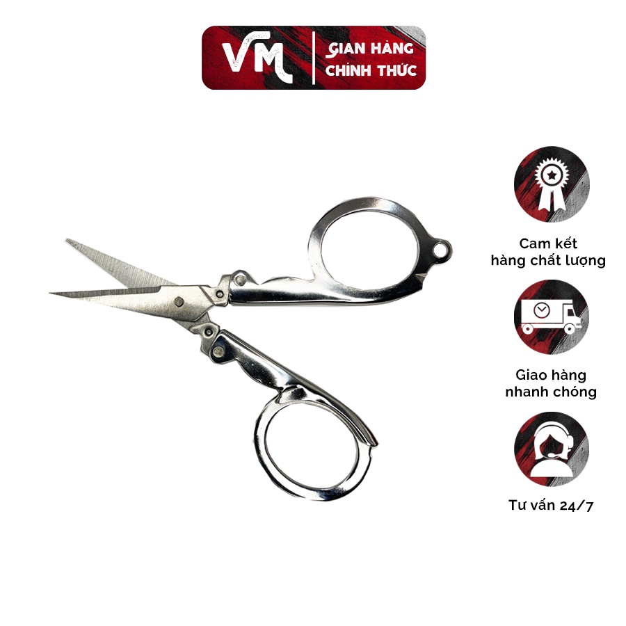 Kéo Gấp Gọn Mini Bỏ Túi Khi Đi Du Lịch, Kéo Cắt Tỉa Lông Mũi, Kéo Tỉa Lông Mày