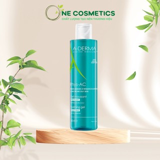 Gel rửa mặt cho da dầu mụn nhạy cảm A-derma Phys-AC Gel Moussant Purifiant Pháp 200ml