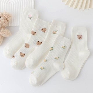Set tất vớ 5 đôi cao cổ  co dãn 4 chiều chất dày dặn cực thích