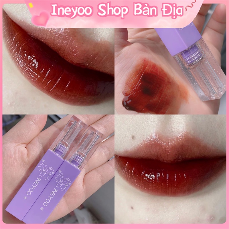 Local Stock Cash on Delivery Cherrylove Son Môi Cherrylove Ineyoo 4 Màu Mịn Màng Chống Thấm Nước | BigBuy360 - bigbuy360.vn