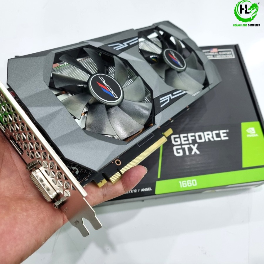 Card Màn Hình OCPC GTX 1660 Super 6GB DDR6 VGA gtx1660 super 192BIT Hàng Chính Hãng - Hoàng Long Computer