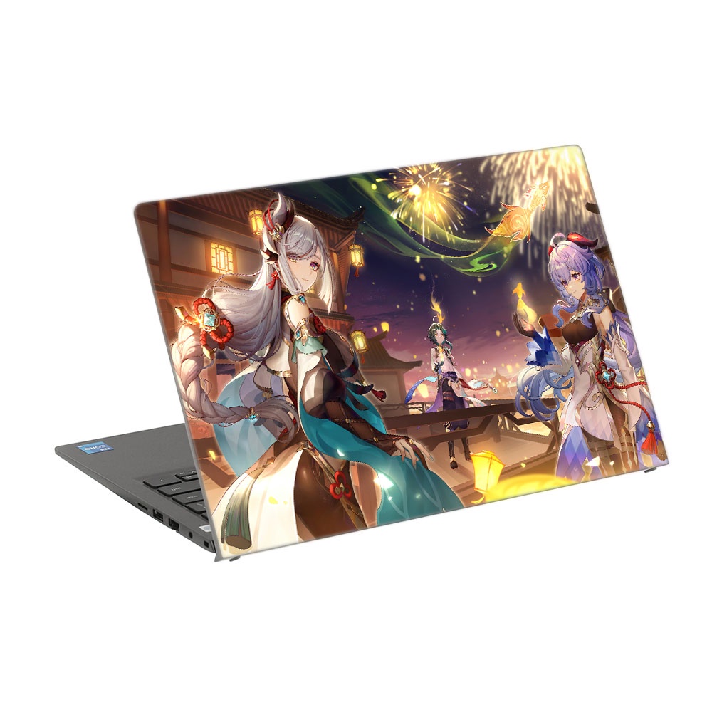 Skin Laptop In Hình Genshin Impact 3 Dành Cho Các Dòng Máy Dell Hp Asus Msi Acer Lenovo Macbook Theo Yêu Cầu