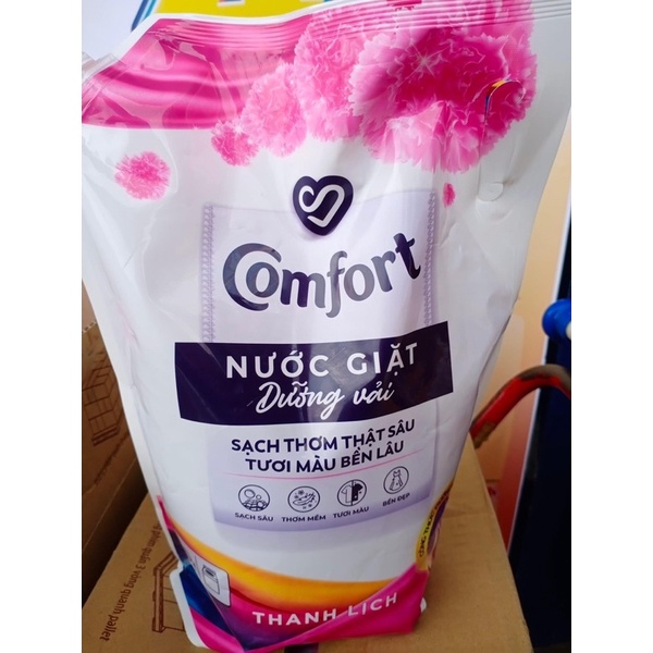 Nước giặt dưỡng vải Comfort hương thanh lịch/Thời Thượng túi 3,6kg