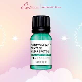 Some by mi tinh dầu tràm trà chấm mụn 30 days miracles tea tree clear spot oil 10ml